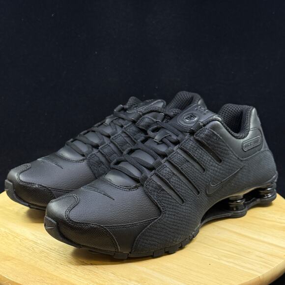 Nike Shox NZ Shoes Triple Black 378341-001 Men\'s Size 10.5 NEW Sneakers main image 3